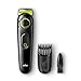 Produktbild Herren-Rasierer elektrisch, Bart-Trimmer, Bartschneider, Haarschneider, Schwarz/Grün, Braun Beard Trimmer BT3021
