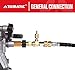 YAMATIC Adjustable Chemical Injector Kit, Downstream Injector Kit for Pressure Washer, 3/8 Inch Connectors, Soap Injector with Siphon Hose & Soap Nozzle,4500PSI