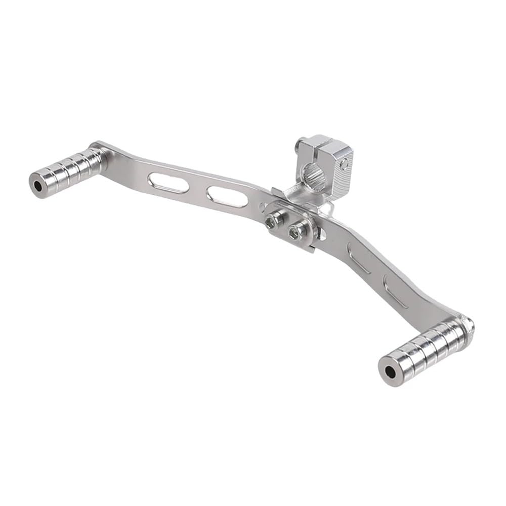 Cvgmsrgset Silvery Gear Shifter Shift Lever Universal Motorcycle Bidirectional Shift Lever Pedal Shifter, Used For Scooter Parts(Silvery)