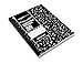 Amazon Basics Wide Ruled Composition Notebook, 100 Sheets, Marble Black, 4-Pack