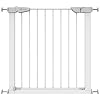 VOUNOT Treppenschutzgitter 75–84cm, ohne Bohren, Türschutzgitter für Kinder, Hunde und Katzen, Auto-Close Treppengitter, Magnetverschluss, 90° Stop, Weiß