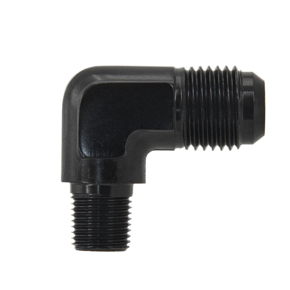 Zvaqmxbsa Men's An6-1 8 90 Degree Flare To 1/4 Npt Adapter Connector 6An 8An 10An(An6-1 8)