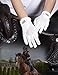 Harrison Howard Kids Horse Riding Gloves Comfortable Grip for Boys and Girls Horseback Riding Running or Cycling Lightweight Equestrian Gloves White Age 8-10 Years