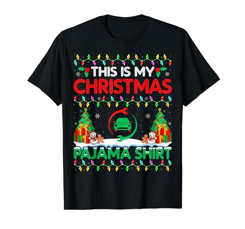 Topiary Christmas Pajama Shirt Holiday Topiary Xmas Camiseta