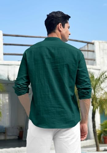 Image of ROYALSCOUT Men's Cotton Blend Full Sleeve Short Kurta Perfect for Traditional Gatherings, Casual Outings, or Everyday Ethnic Wear