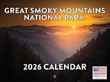 Great Smoky Mountains Calendar 2026 Tennessee Blue Ridge Monthly Wall Calender 12 Month | American Made In The USA