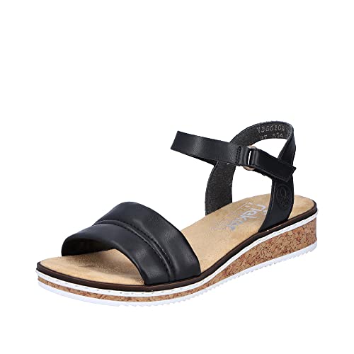 Rieker V3661 Sandale Femme nu-pieds confort marche été réglable
