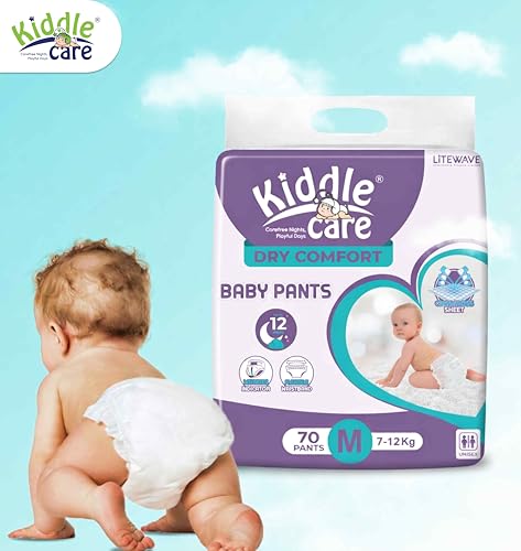 Image of Dry Comfort Baby Diaper Pants | Small (S) | Pack of 1 | 40 Pieces | 4-8 Kg | Up to 12 Hours Protection, Prevents Leakage, Wetness Indicator Easy Movement