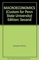 Macro Economics: Custom Edition For Penn State University 0558336310 Book Cover
