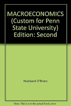 Paperback Macro Economics: Custom Edition For Penn State University Book