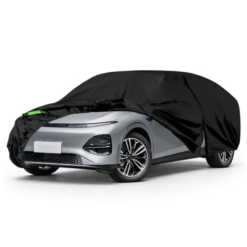 Funda para coche transpirable con coberturas completas contra la nieve y lluvia