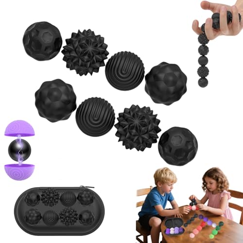 Bolas magnéticas de Silicona por fricción,Magnetic Balls Fidget Toy,Silicone Magnetic Balls Fidget Toys,Bolas magnéticas antiestrés,Bolas magnéticas Anti-estrés,Sensory Toys Stress Reliever-B