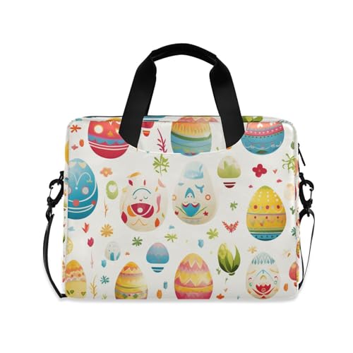Funda para portátil ALAZA con estampado huevos y flores 13-15.6 pulg miniatura 1