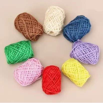 Madkraft Jute Thread (Rope) for Art n Craft, DIY, Crafting and Creativity