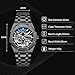 RORIOS Relojes Hombre Mecánico Automático Reloj de Pulsera Dial Esqueleto Relojes con Correa de Acero Inoxidable Luminoso Reloj Imagen de RORIOS Relojes Hombre Mecánico Automático Reloj de Pulsera Dial Esqueleto Relojes con Correa de Acero Inoxidable Luminoso Reloj