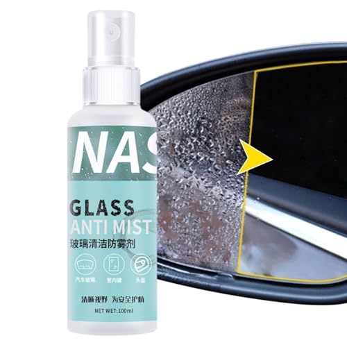 Spray De Vidrio Anticruolielo - Motorcycle Y Auto Niebla Prevención, Solución De Cuidado De Vidrio Para Vehículos | Tratamiento Anticruolielo Para Coches, Puertas De Ducha, Defogger De Ventanas
