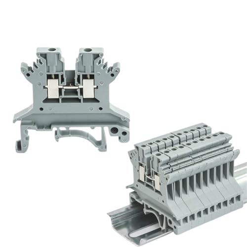 Borniers à vis fins UK-1.5N pour montage rail Din
