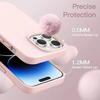 JETech Silikon Hülle für iPhone 14 Pro, Rosa – Ansicht 5