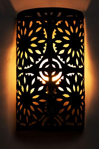 Marokkanische orientalische orient mediterrane Wandlampe Wandleuchte Wand Lampe Leuchte aus Eisen Madira - inklusive… – Bild 5