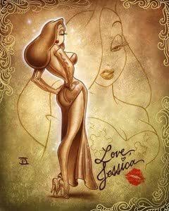 Amazon.com: Jessica Rabbit Love Jessica Rabbit Sexy Disney Fine Art