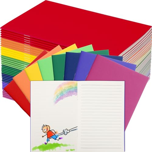 Carnet vierge pour enfants en lot de 8 couleurs pour loisirs créatifs