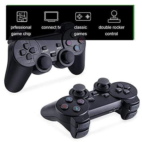 Image of Game Stick Lite, 2.4G Wireless HDMI TV Console with 2 Controllers, Classic Retro Games, Memory Card Included