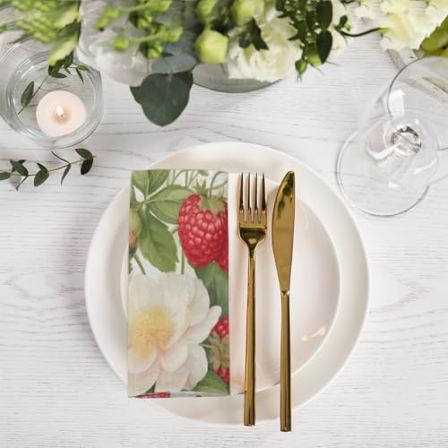 Servilletas de Tela Abstract Strawberry Set x4 50x50 cm miniatura 6