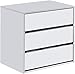 Mobelcenter - Cajonera para Armario - Cajonera Interior 3 cajones Independientes - Acabado en Color Blanco - Medidas: Ancho: 60 cm x Alto: 57 cm x Fondo: 44 cm - (0536)