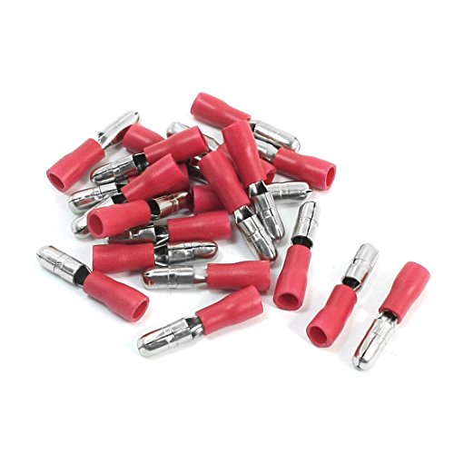 Aexit 20 piezas conectores aislados para cables audio y video miniatura 1