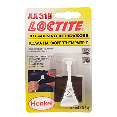 Loctite 319 Glass Glue Metal Rear-View Mirror on Windscreen
