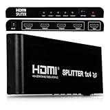 Divisor Splitter Hub Hdmi 1x4 Distribuidor Ps4 Xbox Tv Pc