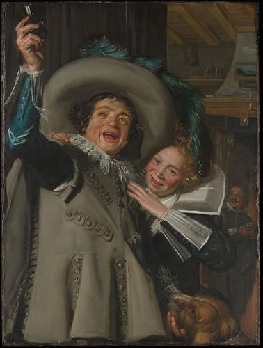 Impresiones de lienzo de alta calidad de la obra de Frans Hals para decorar tu salón, 60x90cm