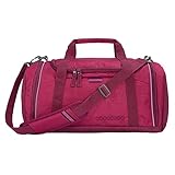 Coocazoo Sporttasche, Berry Boost, rot, Nasswäschefach, Seitentasche, Schuhfach, Abnehmbarer, Verstellbarer Schultergurt, ab der 3. Klasse, 20 Liter