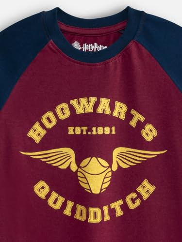 Image of Nap Chief Kids Official Harry Potter Printed Cotton T-Shirt | Casual Wear Tee for Boys & Girls