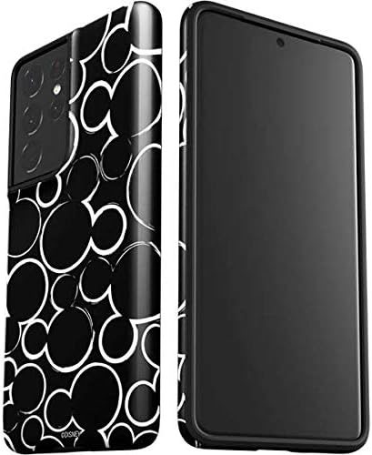 Skinit Pro Phone Case Compatible with Galaxy S21 Ultra 5G - Officially Licensed Disney Mickey Mouse Logo Pattern Design