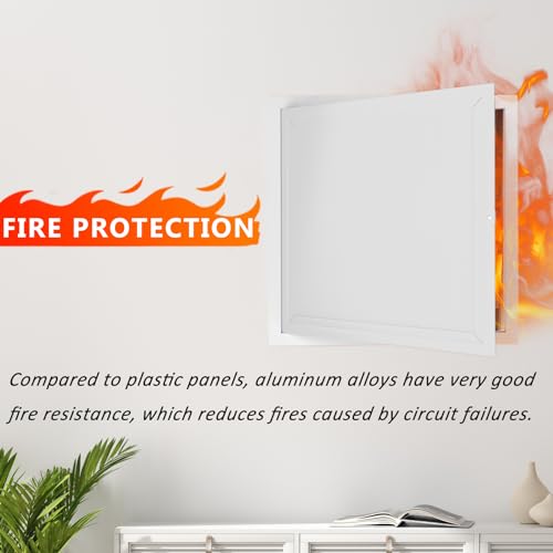 image for SUPLIFE Access Panel 24 x 24,Metal Access Door,Built-in Lock,Aluminum 