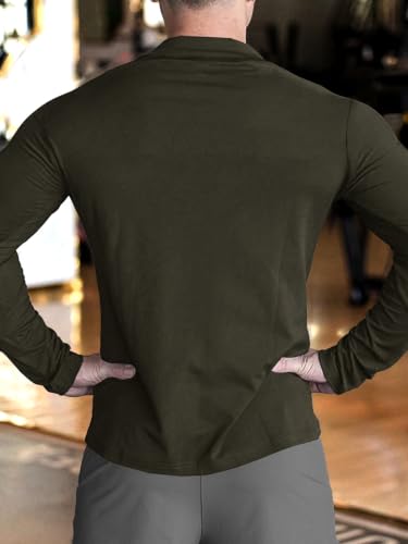 Image of Noble Monk Men's Active wear Regular Fit T Shirt |Full Sleeves |Casual T-Shirt for Men