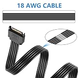 GINTOOYUN SATA dysk twardy kabel zasilający SATA 15-pinowy wtyk na gniazdo przedłużacz zasilania do dysku twardego HDD (39,76 cala) (101 cm)
