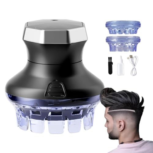 Cortapelos para hombre circular con pantalla LED para un corte automático y preciso en casa