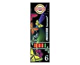 Koh-I-Noor 8741006001PZ Fluorescent Woodless Coloured Pencils Set