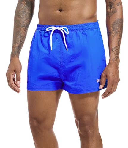 Generic Men's Swim Trunk Quick Dry Solid 3