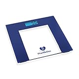 PharMeDoc Digital Bathroom Weight Scale - Tempered Glass Digital LCD Display Weight Scale for Bathroom or Bedroom - Measures in Pounds, Kilograms, and Stone - Automatic Step-On Activation Technology