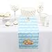 Big Dot of Happiness Noah's Ark - Petite Baby Shower Paper Table Runner - 12 x 60 inches