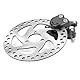 Bremssattel Bremsscheibe Aluminiumlegierung Mini Scooter Hinterrad Scheibenbremssatz Bremsscheibe Bremssattel für Rotoren SUVs