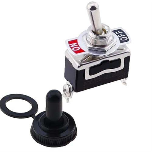 Interrupteur à bascule robuste avec capuchon étanche de protection mécanique supérieure - 3