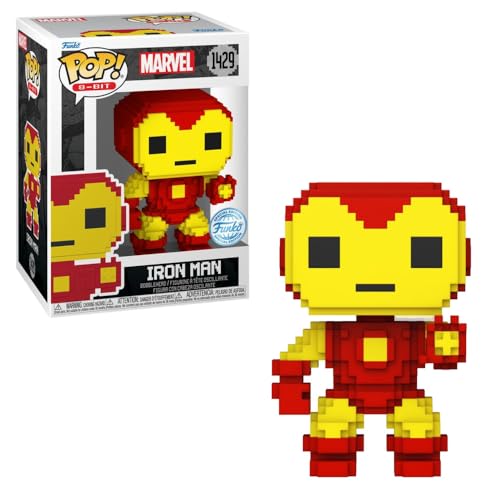 Funko Pop! Marvel: 8-bit - Iron Man - Marvel Comics - Figura de Vinilo Coleccionable - Idea de Regalo - Mercancia Oficial - Juguetes para Niños y Adultos - Comic Books Fans