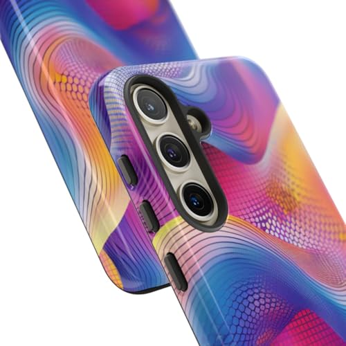Coque Samsung Galaxy S24 multicolore abstraite protection antichoc