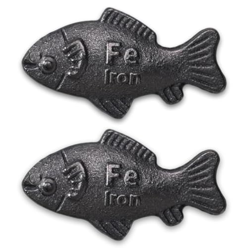 Iron Fish for Deficiency Cast Iron Figurine Reduce the Risk of Anemia Perfect for Vegans Athletes Pregnant Women & Kids Gift Loved Ones