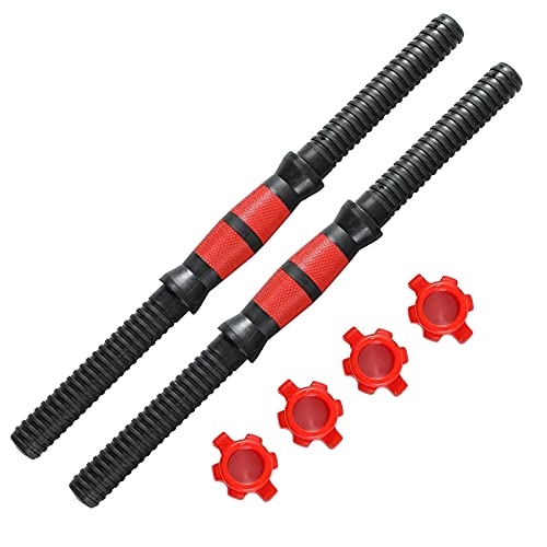 Honeyhouse Manubri universali da 40 cm, da Palestra, per Allenamento di Forza, Accessori per Il Fitness, 2 Barre da 40 cm e 1 Biella da 40 cm per la Palestra a Casa