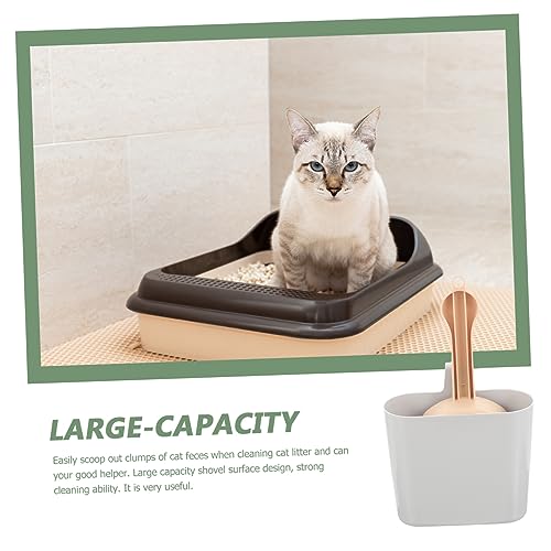 BESPORTBLE 1 Conjunto De Colher Para Areia De Gato Pá Para De Gato Suprimentos Para Animais De Estim